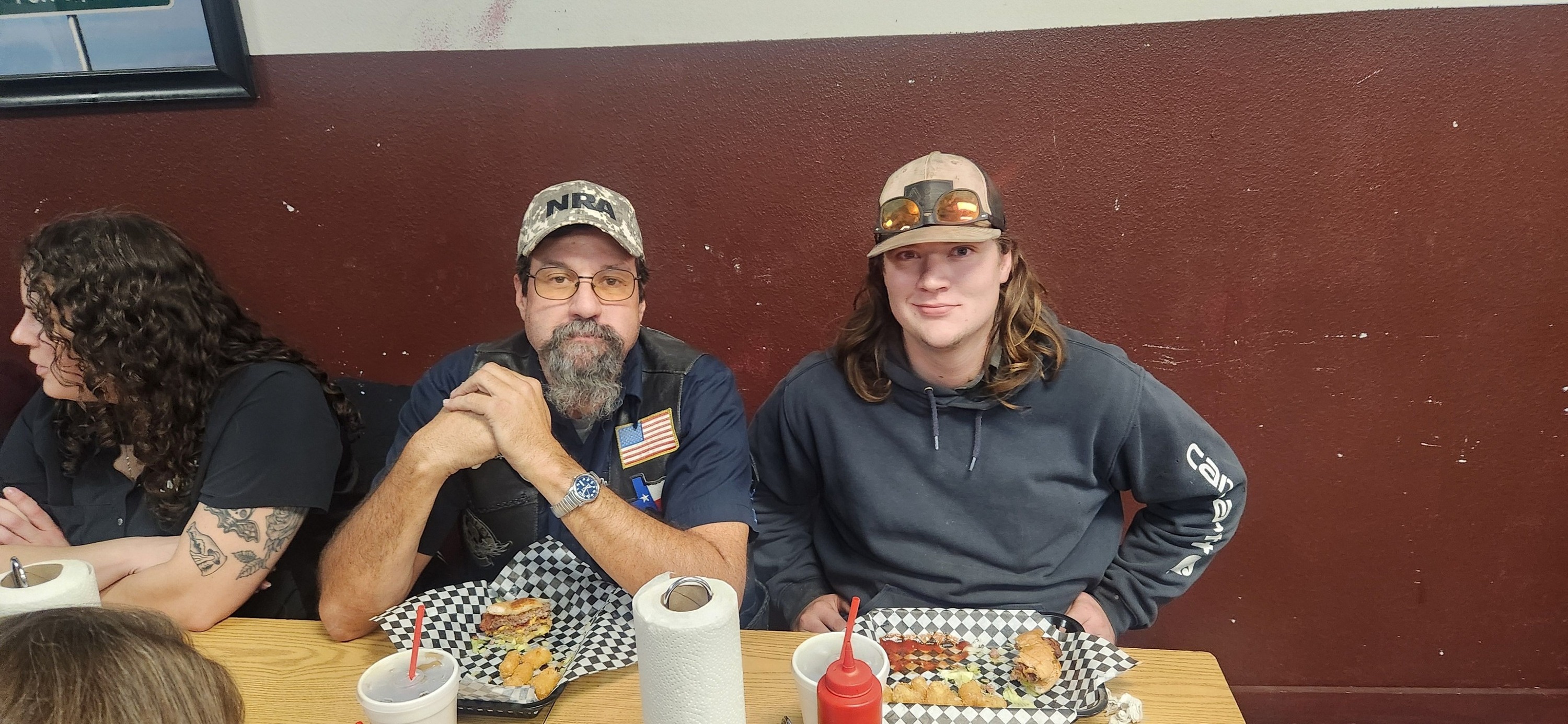 Dinner Ride RD's Burgers!